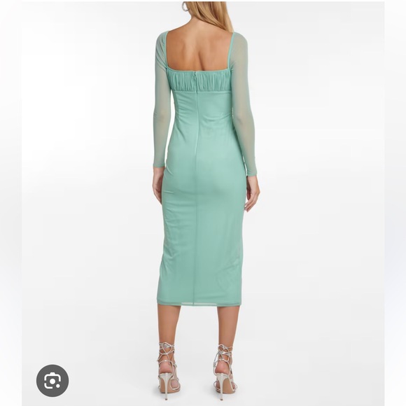 Self Portrait Ruched Midi Dress - Picture 2 of 4